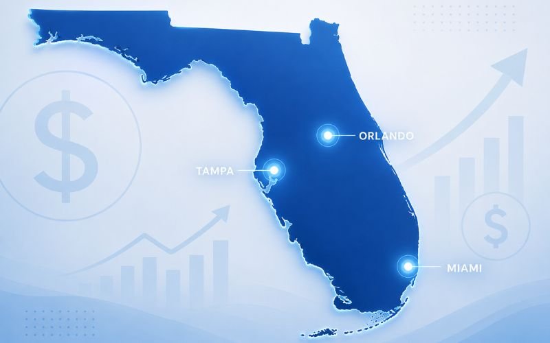 Average hourly rates for Florida divorce lawyers by region